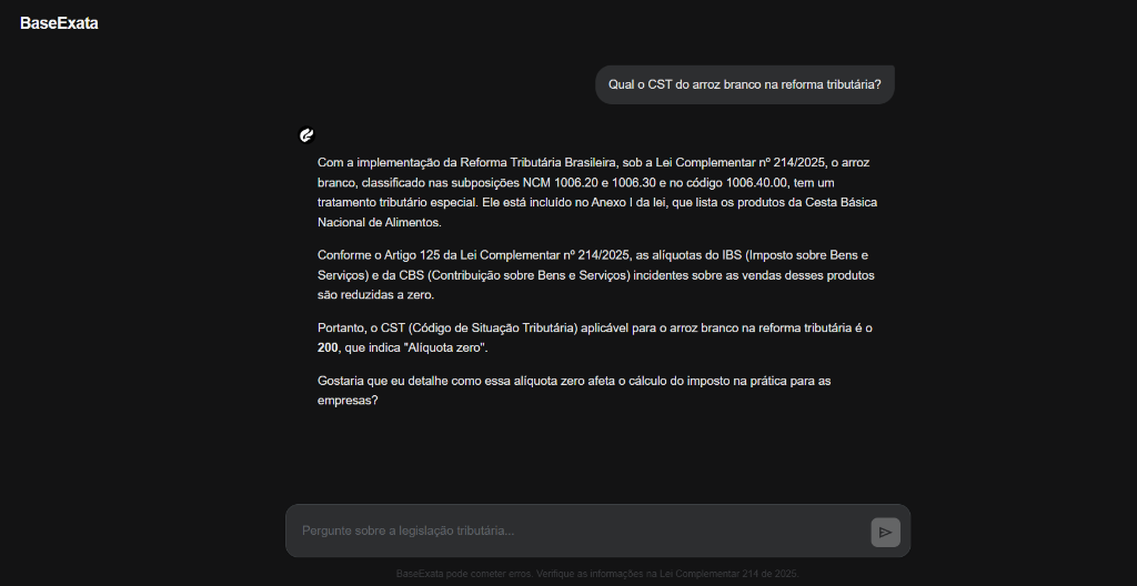 Demonstração do Chat